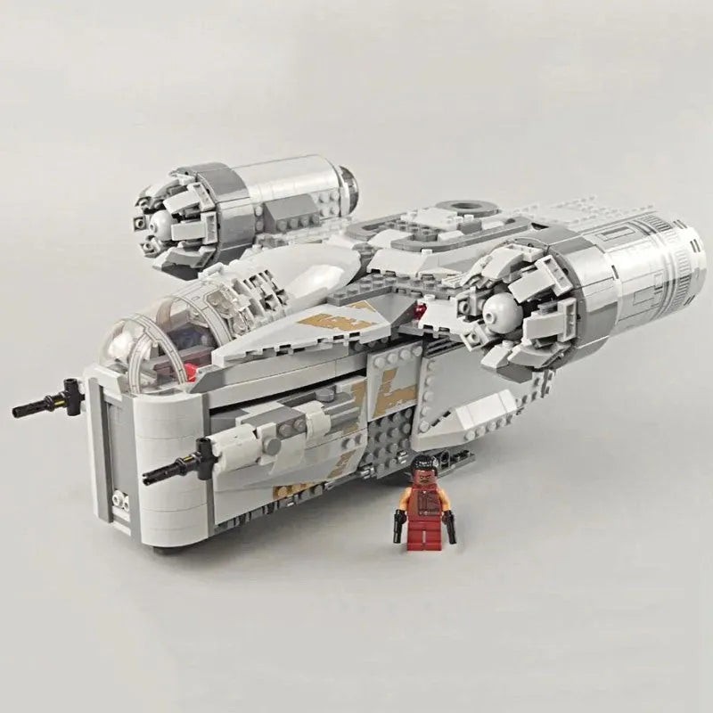Building Blocks Block Star Wars MOC Razor Crest Bricks Toy 60017 - 1
