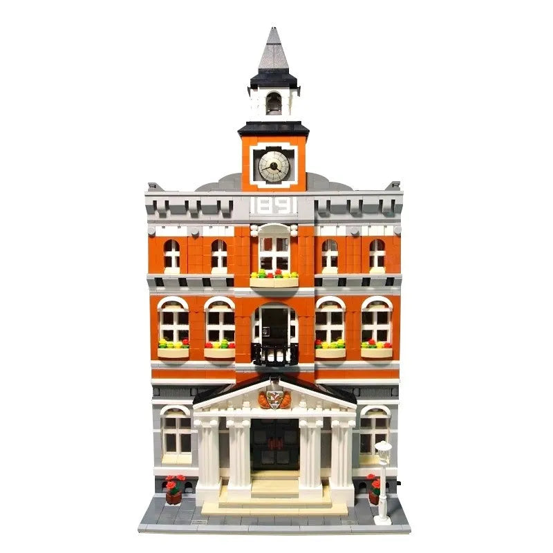 Building Blocks MOC 15003 Creator Expert City Town Hall Bricks - 18