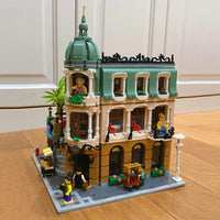 Thumbnail for Building Blocks City Street Boutique Hotel Bricks Toy MOC 22050 - 11