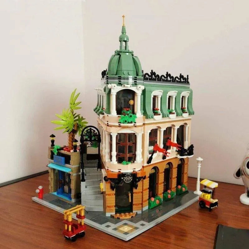Building Blocks Building Blocks City Street Boutique Hotel Bricks Toy MOC 22050 Construction Set Toys - 8