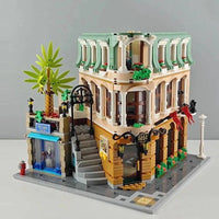 Thumbnail for Building Blocks Building Blocks City Street Boutique Hotel Bricks Toy MOC 22050 Construction Set Toys - 7