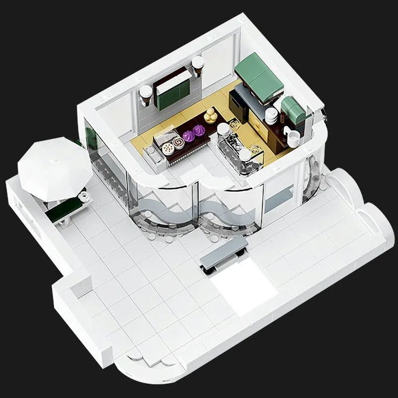 Usa Blocks Building Blocks Luxury Flagship Store Bricks Toy