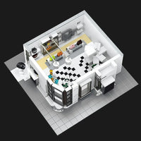Thumbnail for Building Blocks Building Blocks City Street MOC Flagship Luxury Store Bricks Toy Construction Set Toys - 8