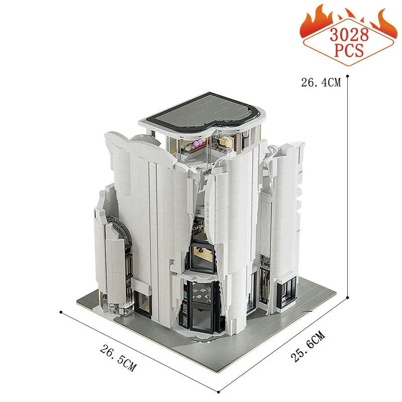 Building Blocks Building Blocks City Street MOC Flagship Luxury Store Bricks Toy Construction Set Toys - 2