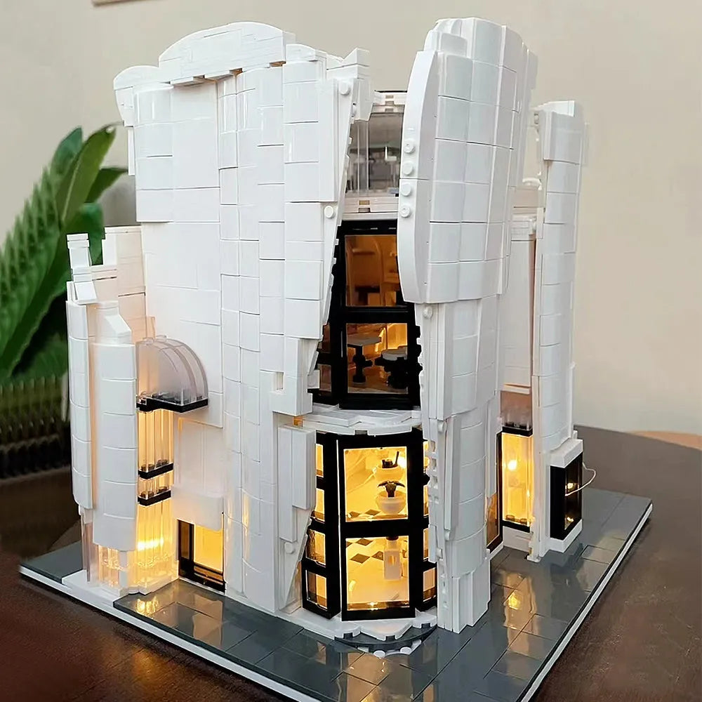 Building Blocks Building Blocks City Street MOC Flagship Luxury Store Bricks Toy Construction Set Toys - 5