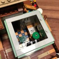 Thumbnail for Building Blocks Building Blocks City Street MOC Old Fishing Store Bricks Toys Construction Set Toys - 8