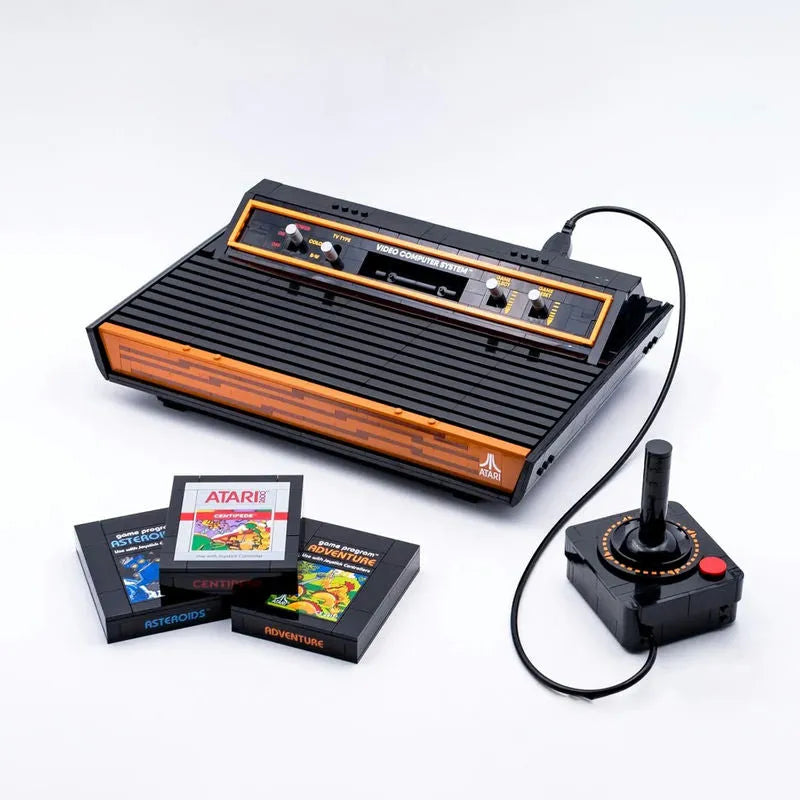 Building Blocks Idea MOC Atari 2600 Game System Bricks Toys - 2