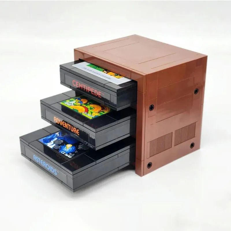 Building Blocks Idea MOC Atari 2600 Game System Bricks Toys - 6