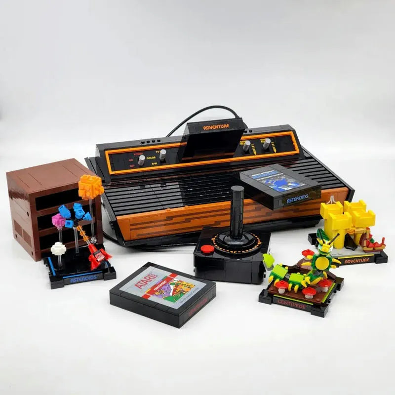 Building Blocks Idea MOC Atari 2600 Game System Bricks Toys - 1
