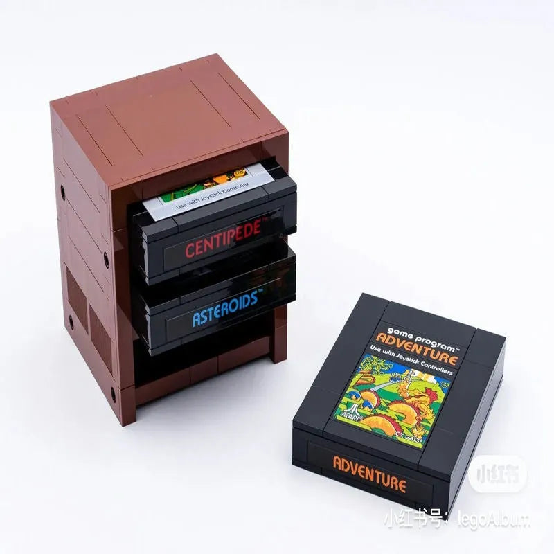 Building Blocks Idea MOC Atari 2600 Game System Bricks Toys - 9