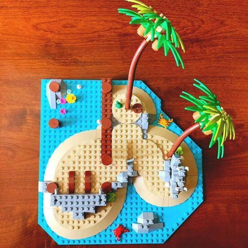 Building Blocks Building Blocks Idea MOC Pirates Barracuda Bay Ship Bricks Toys Construction Set Toys - 9