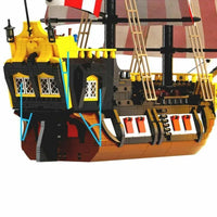 Thumbnail for Building Blocks Building Blocks Idea MOC Pirates Barracuda Bay Ship Bricks Toys Construction Set Toys - 10