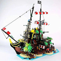 Thumbnail for Building Blocks Building Blocks Idea MOC Pirates Barracuda Bay Ship Bricks Toys Construction Set Toys - 1