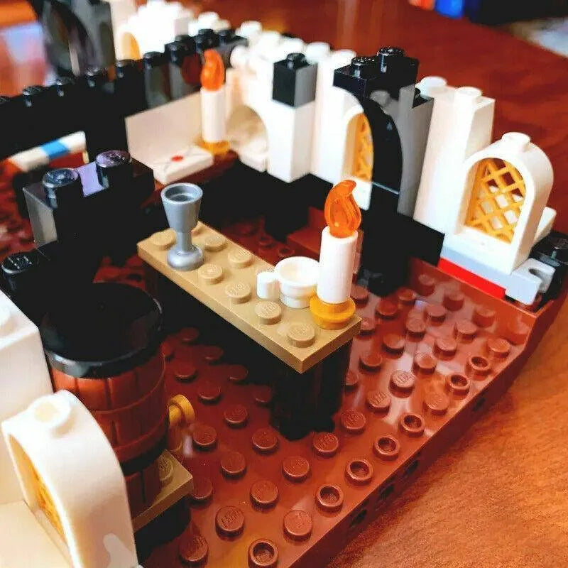 Building Blocks Building Blocks Idea MOC Pirates Barracuda Bay Ship Bricks Toys Construction Set Toys - 8