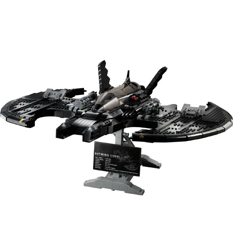 Building Blocks Building Blocks Movie Batman MOC 1989 Batwing Fighter Canada Stock Construction Set Toys - 6
