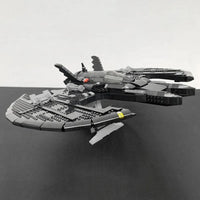 Thumbnail for Building Blocks Movie Batman MOC 1989 Batwing Fighter Canada Stock - 7