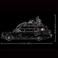 Thumbnail for Building Blocks MOC Building Blocks Movie ECTO-1 Ghostbusters Car - 9