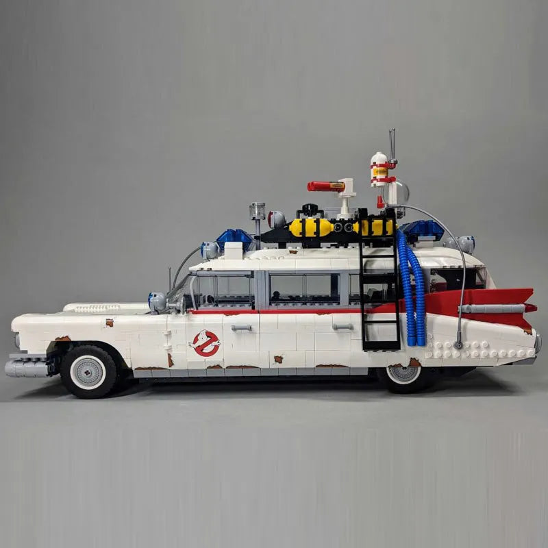 Building Blocks MOC Movie ECTO - 1 Ghostbusters Car - 5
