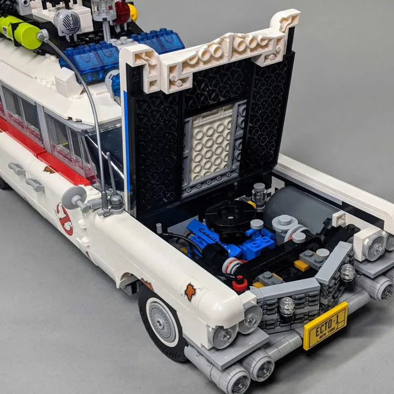 Building Blocks MOC Movie ECTO - 1 Ghostbusters Car - 8