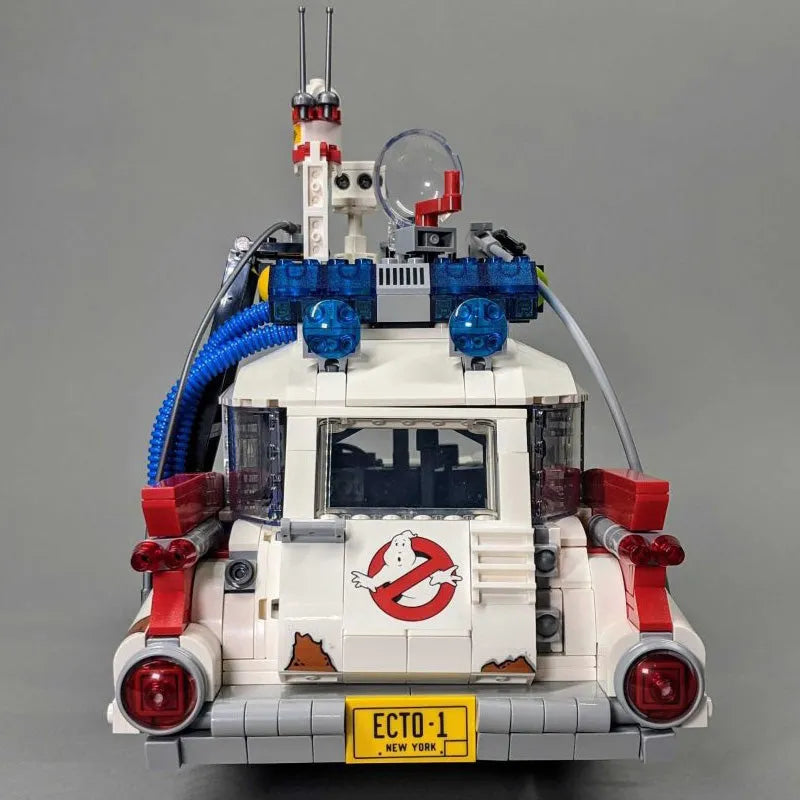 Building Blocks MOC Movie ECTO - 1 Ghostbusters Car - 7