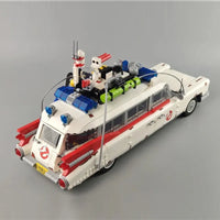 Thumbnail for Building Blocks MOC Movie ECTO - 1 Ghostbusters Car - 2