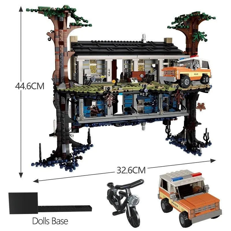 Building Blocks Movie MOC Stranger Things Upside Down - 13