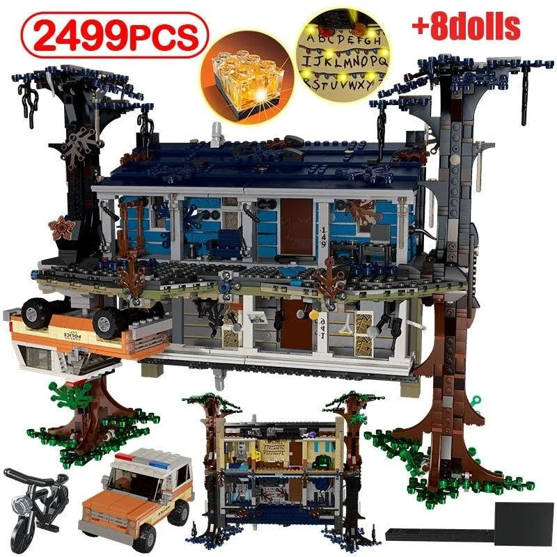 Building Blocks Movie MOC Stranger Things Upside Down - 11