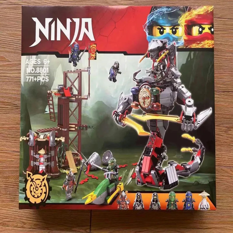 Building Blocks Ninjago Dawn of Iron Doom MOC 06042 Bricks Toy