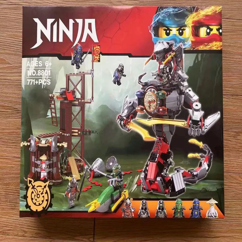 Building Blocks Ninjago Dawn of Iron Doom MOC 06042 Bricks Toy - 7