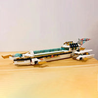 Thumbnail for Building Blocks Building Blocks MOC Ninjago Hydro Bounty Ship Bricks Toy 60086 - 6