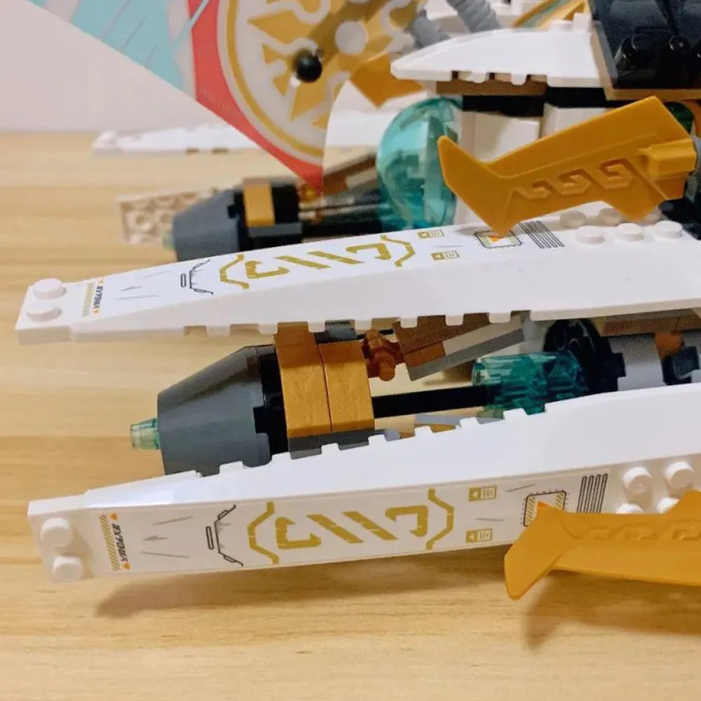 Building Blocks Building Blocks MOC Ninjago Hydro Bounty Ship Bricks Toy 60086 - 4