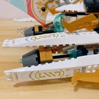 Thumbnail for Building Blocks Building Blocks MOC Ninjago Hydro Bounty Ship Bricks Toy 60086 - 4