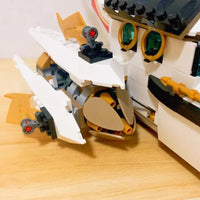 Thumbnail for Building Blocks Building Blocks MOC Ninjago Hydro Bounty Ship Bricks Toy 60086 - 7