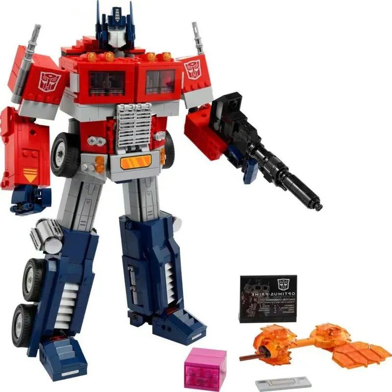 Building Blocks Building Blocks MOC Optimus Prime Transformers Bricks Toy Construction Set Toys - 5