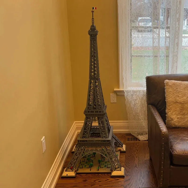 Building Blocks MOC Paris Eiffel Tower Bricks Toys 10001 - 8
