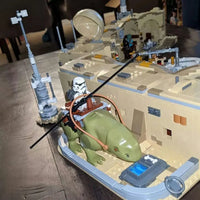 Thumbnail for LEGO Star Wars desert scene with Stormtrooper on dewback from Building Blocks Star set