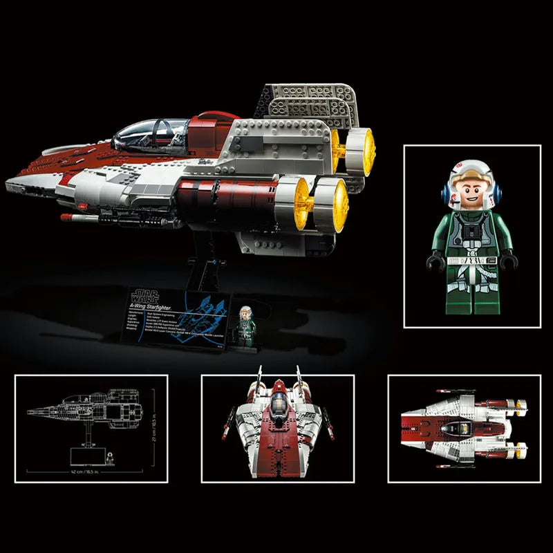 Building Blocks Star Wars The A-Wing Fighter - 4