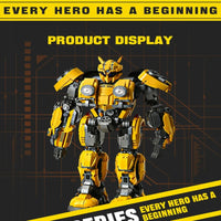 Thumbnail for Building Blocks MOC Transformers Bumblebee Robot Bricks Toy 773 - 4