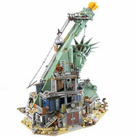 Thumbnail for Building Blocks Building Blocks Welcome Apocalypseburg Statue Of Liberty Bricks Toy Construction Set Toys - 4