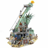 Thumbnail for Building Blocks Welcome Apocalypseburg Statue Of Liberty Bricks Toy - 4