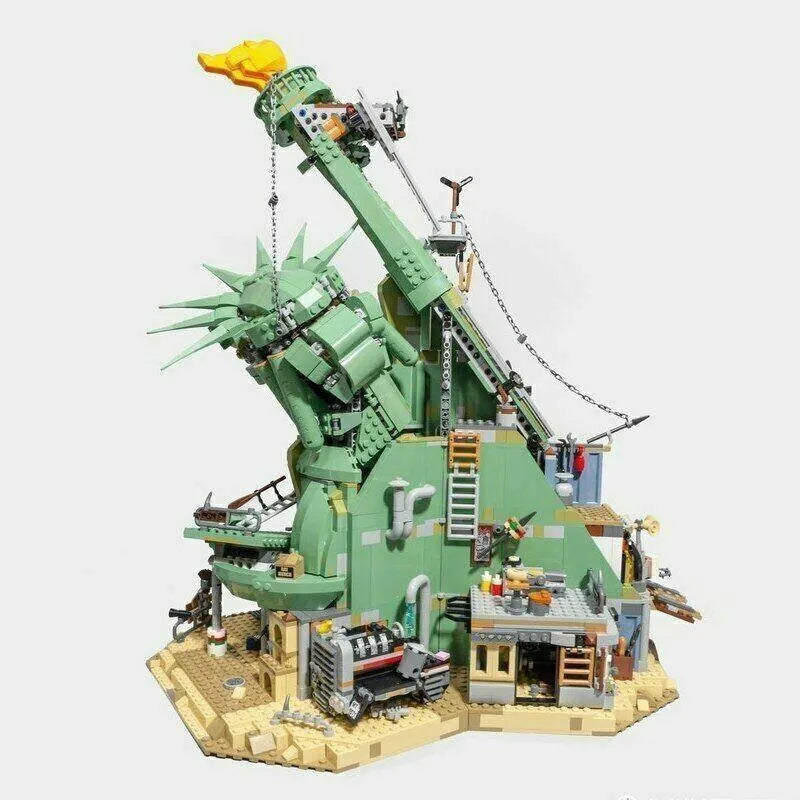 Building Blocks Building Blocks Welcome Apocalypseburg Statue Of Liberty Bricks Toy Construction Set Toys - 1