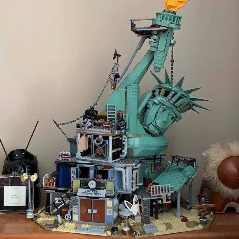 Building Blocks Building Blocks Welcome Apocalypseburg Statue Of Liberty Bricks Toy Construction Set Toys - 6