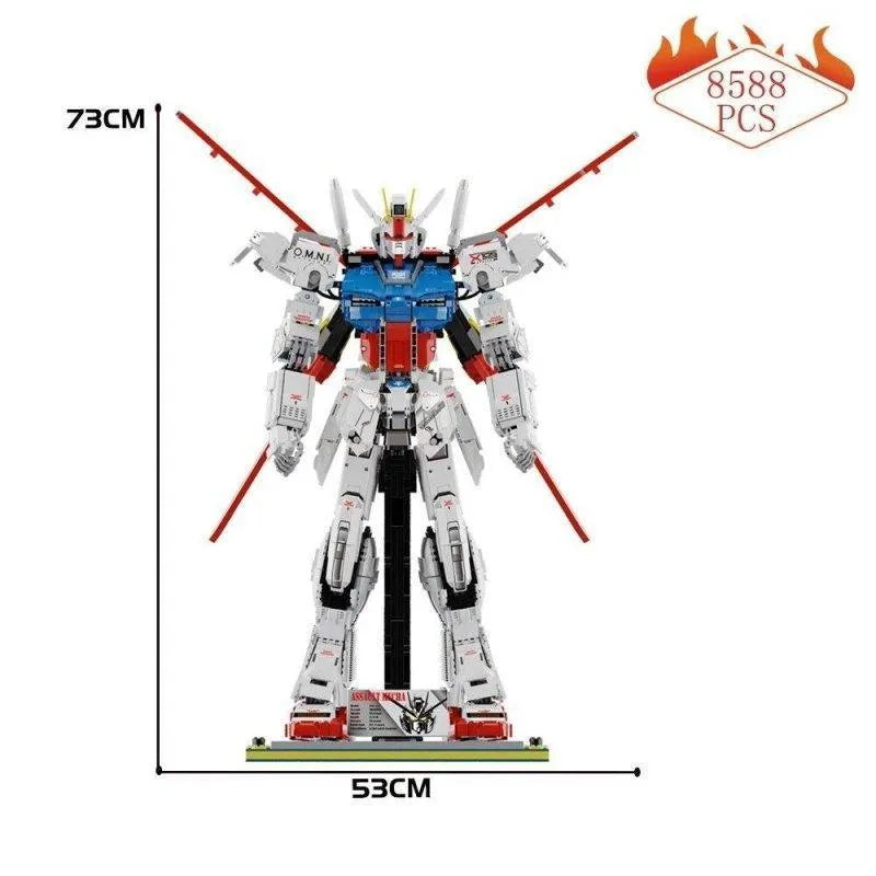 Building Blocks Building Blocks MOC X105 Strike Mobile Suits Robot Bricks Toy Construction Set Toys - 4