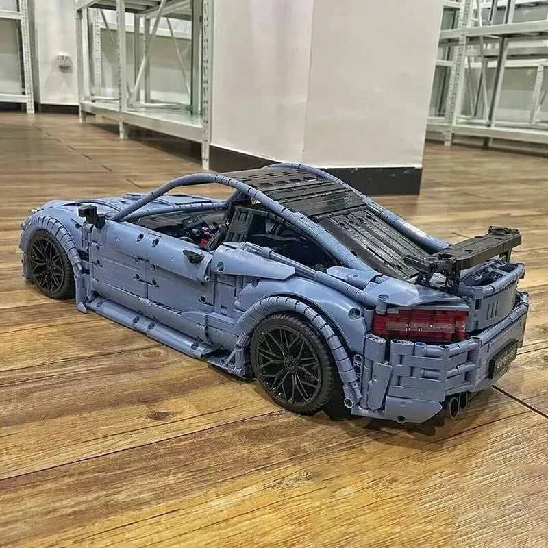 Building Blocks MOC C005 Benz C63 AMG Racing Concept Car Bricks Toy Construction Set Toys - 10