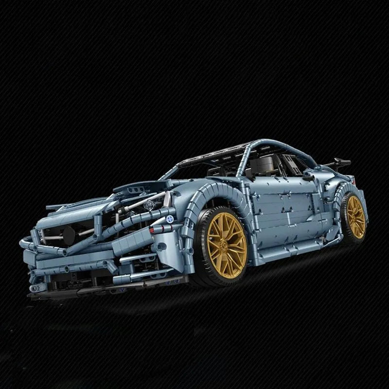 Building Blocks MOC C005 Benz C63 AMG Racing Concept Car Bricks Toy Construction Set Toys - 3
