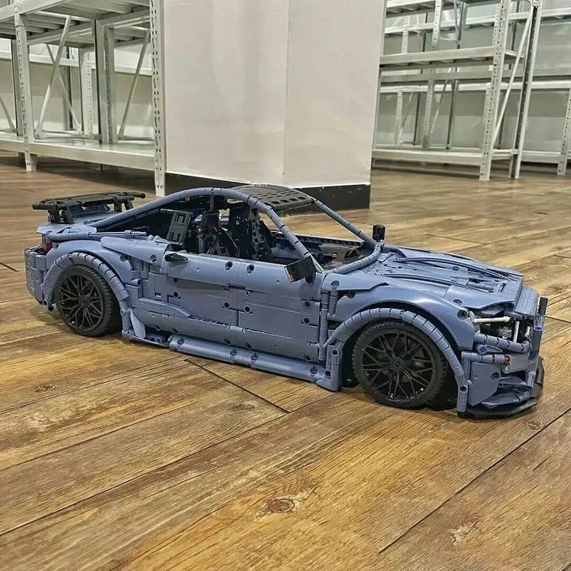 Building Blocks MOC C005 Benz C63 AMG Racing Concept Car Bricks Toy Construction Set Toys - 9