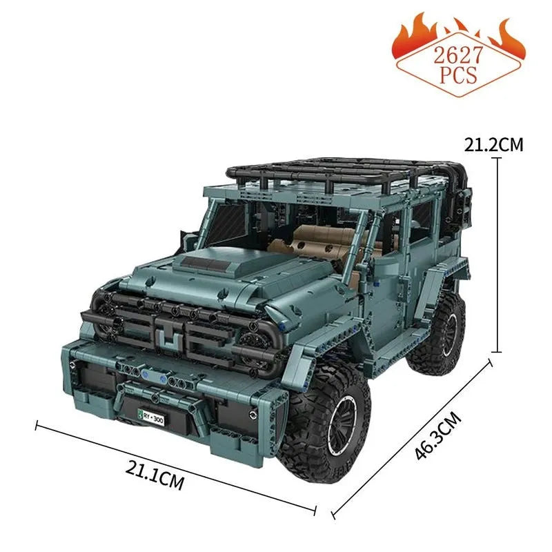 Building Blocks MOC C009 RC Concept RY300 Off Road Vehicle SUV Bricks Toy Construction Set Toys - 3