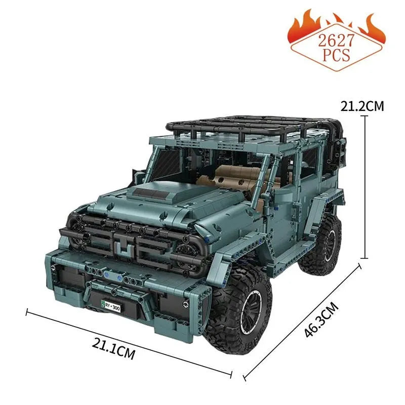 Building Blocks MOC C009 RC Concept RY300 Off Road Vehicle SUV Bricks Toy - 3