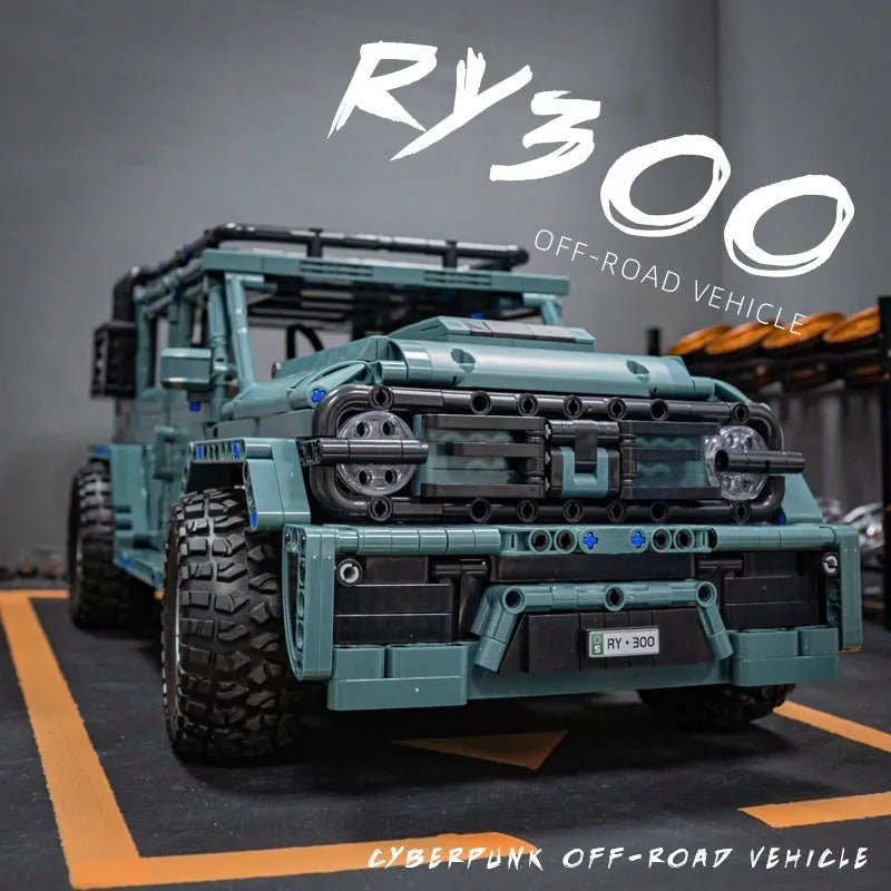 Building Blocks MOC C009 RC Concept RY300 Off Road Vehicle SUV Bricks Toy Construction Set Toys - 5