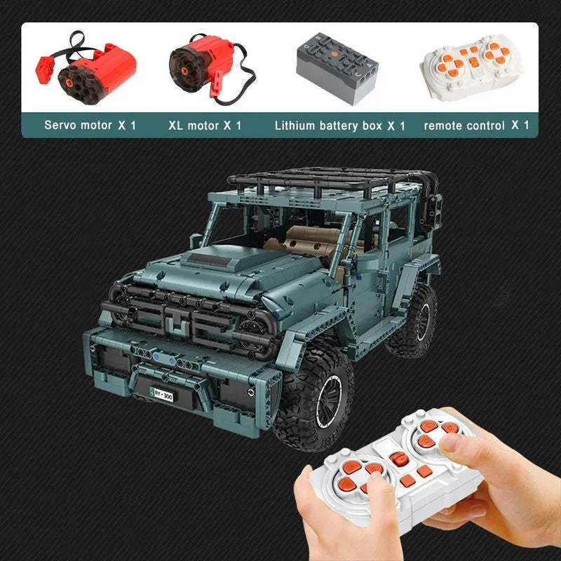 Building Blocks MOC C009 RC Concept RY300 Off Road Vehicle SUV Bricks Toy Construction Set Toys - 2
